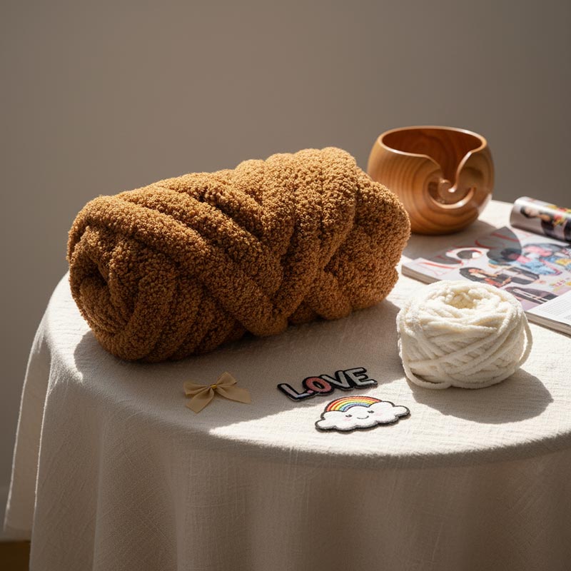 Fil de xinilla de peluix gruixut de 3 cm